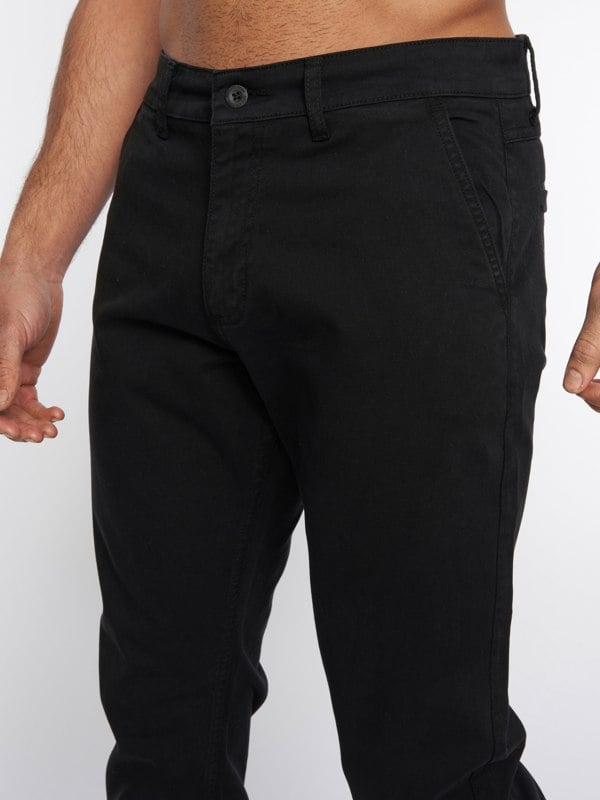 Duck and Cover Moretor Chinos Black