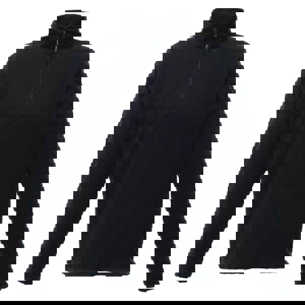 Regatta Professional Mens Micro Zip Neck Fleece Top - Black