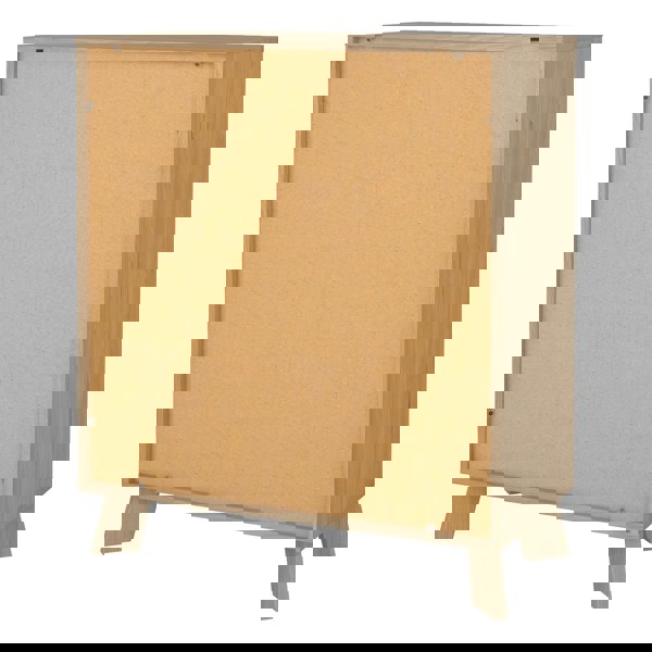 Furniture To Go Ikast Chest 3 Drawers in Jackson Hickory and White