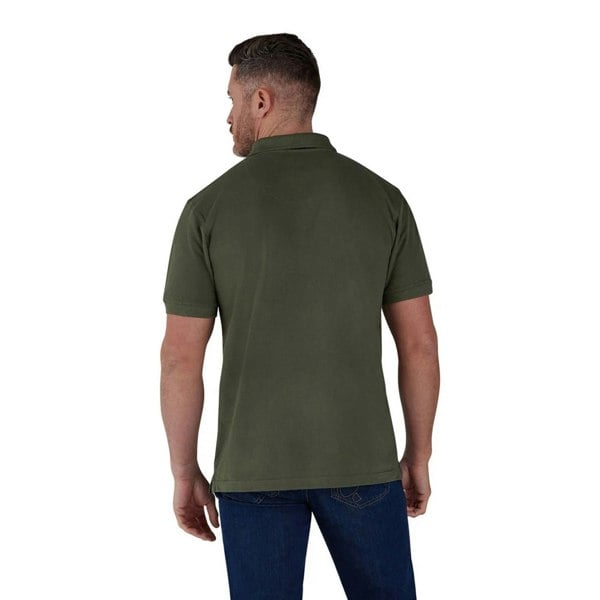 Raging Bull Mens Classic Organic Polo Shirt - Army Green