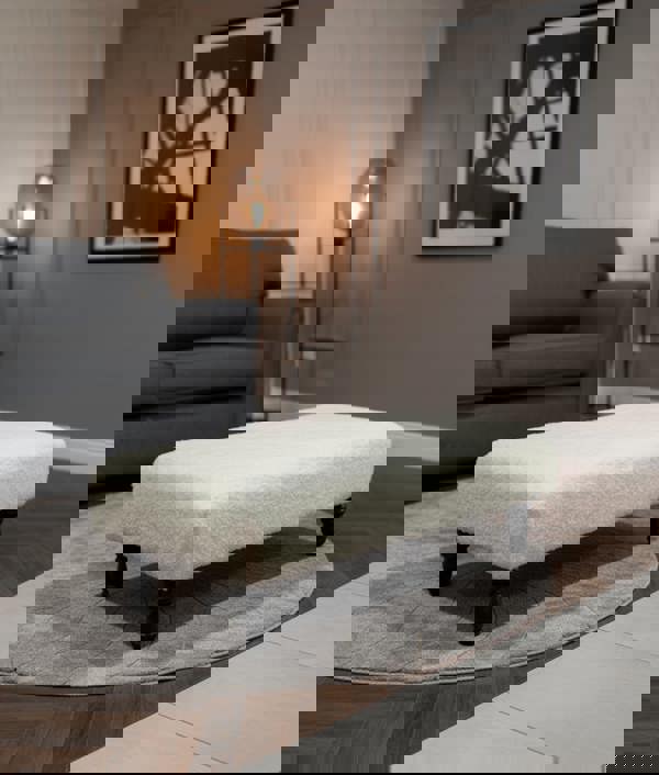 Modern Off-White Footstool for Extra Seating and Comfort - ISTOOLS