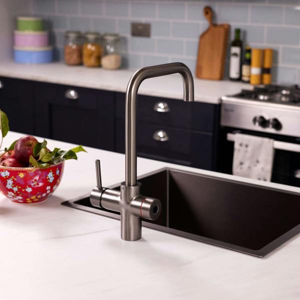 Impromta 3 in 1 Biometric Boiling Water Tap | Gun Metal Finish