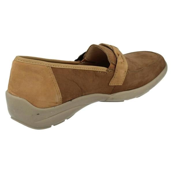 DB Shoes Ladies Easy B Wide Fitting Slip On Loafers Cork