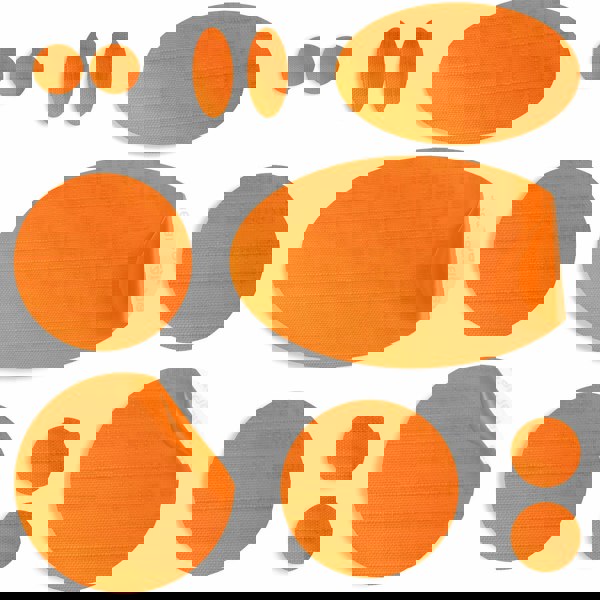 Orange Puffer Jacket Repair Patches | Waterproof, Pre-Cut, Self-Adhesive, Tear-Resistant (11 Pieces)