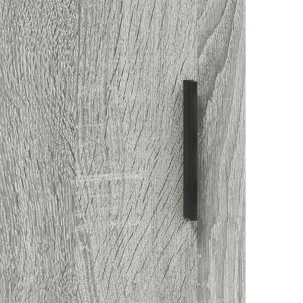 Berkfield Wall Mounted Cabinet Grey Sonoma 34.5x34x90 cm