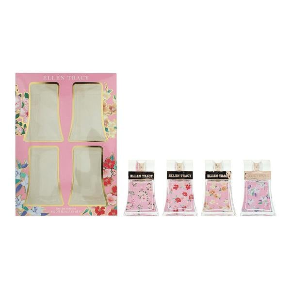 Classic Ellen Tracy Classic Florals Pink Coffret 4 Piece Gift Set: EDP 4 x 15ml