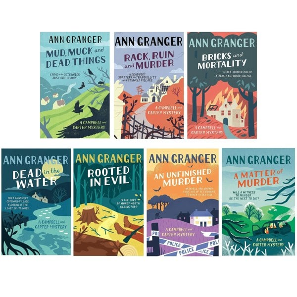 Ann Granger Campbell Carter Mystery 7 Books Collection