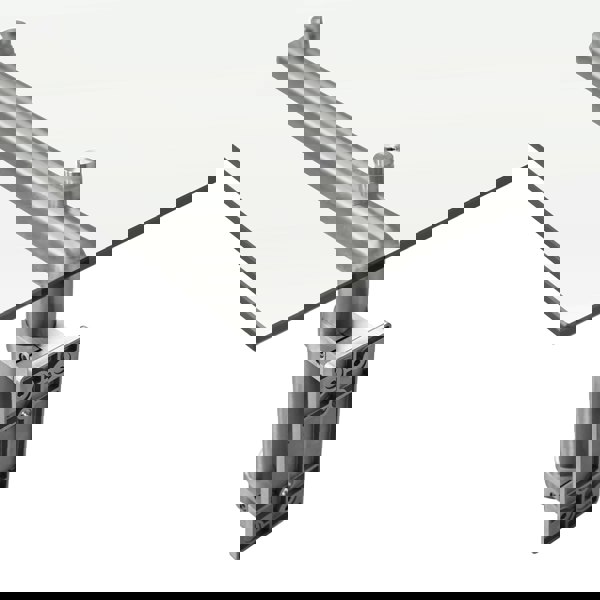 Monstershop Glass Door Canopy & Brackets - 120cm W x 80cm D