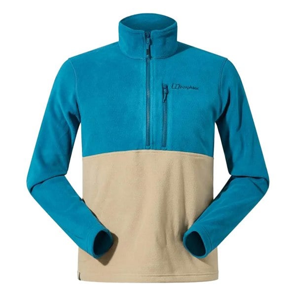 Berghaus Mens Prism Polartech Half Zip Fleece Top - Blue