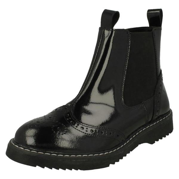 Start-rite Girls Angry Angels By Startrite Brogue Detailed Ankle Boots Revolution