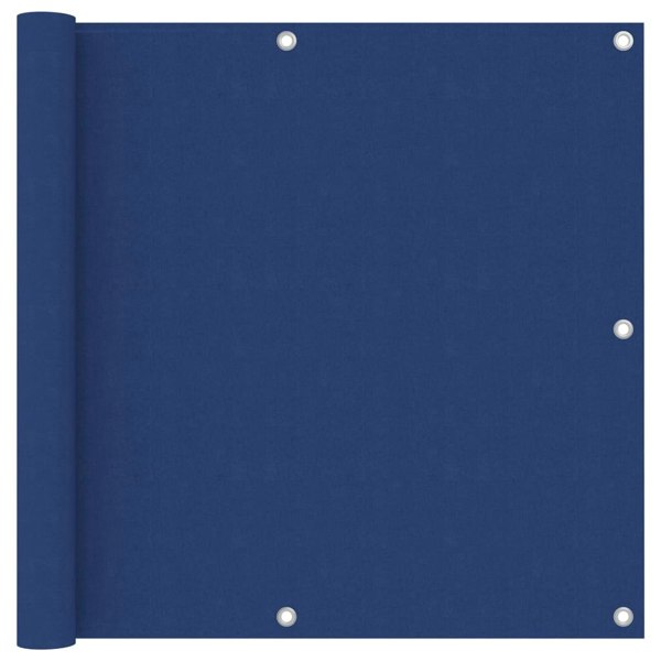 Berkfield Balcony Screen Blue 90x500 cm Oxford Fabric