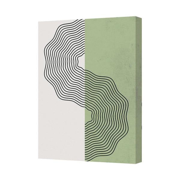 Benjamin Tate Design Abstract Wavy Line Canvas Art Print Wall Decor 8816