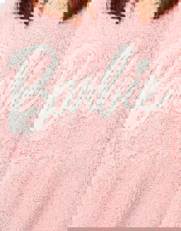 Barbie Womens Pink Blanket Hoodie (One Size)