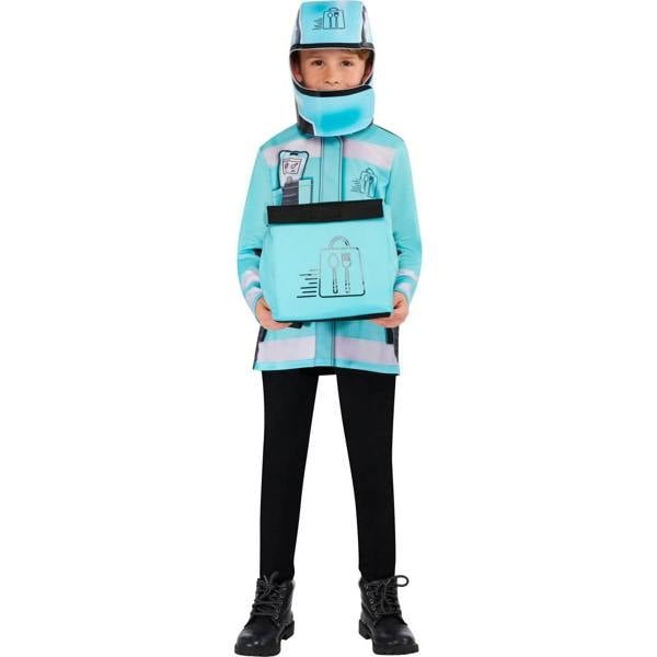 Bristol Novelty Childrens/Kids Delivery Driver Costume Set - Sky Blue - 