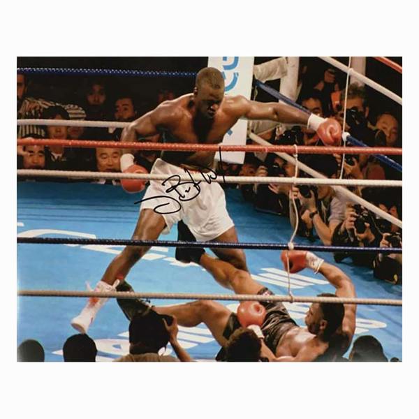 James Buster Douglas signed 16x12 photo — Unframed