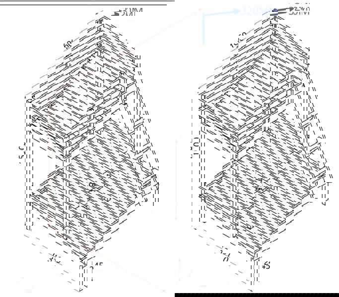 Comfy Living Durleigh Wooden Triple Bunk Bed - Space-Saving & Stylish Solution for Your Home