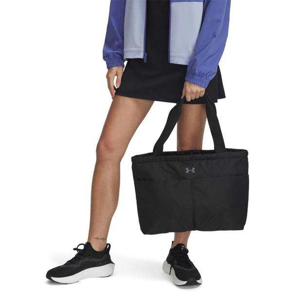 Under Armour Studio Lite Logo Gym Tote Bag - Black/Grey - 