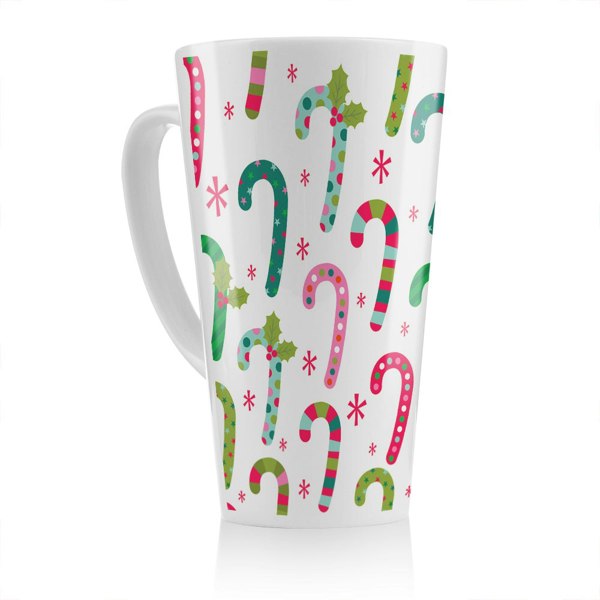 Benjamin Tate Design Candy Pattern Dining Latte Mug