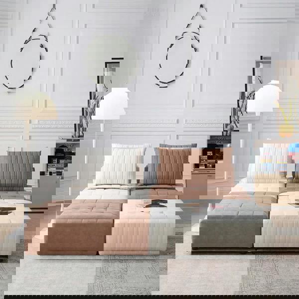 Weilai Concept Thorne Lazy Sofa Bed, Single Sofa Bed, Leathaire