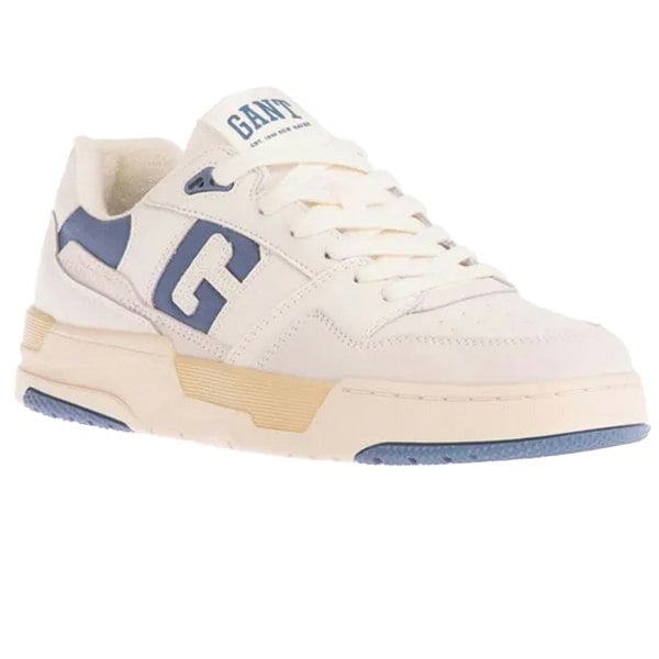 Gant Mens Brookpal Leather Trainers - Off White