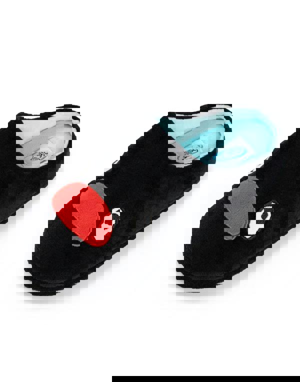 Pingu Womens Black Character Mule Slippers