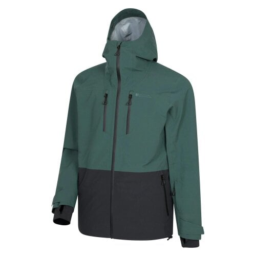 Mountain Warehouse Mens Juno Extreme Waterproof Ski Jacket - Dark Green