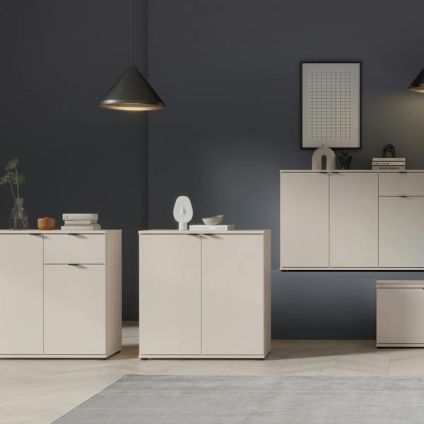 Furniture To Go Ganymede 2 Door Cupboard in Sand