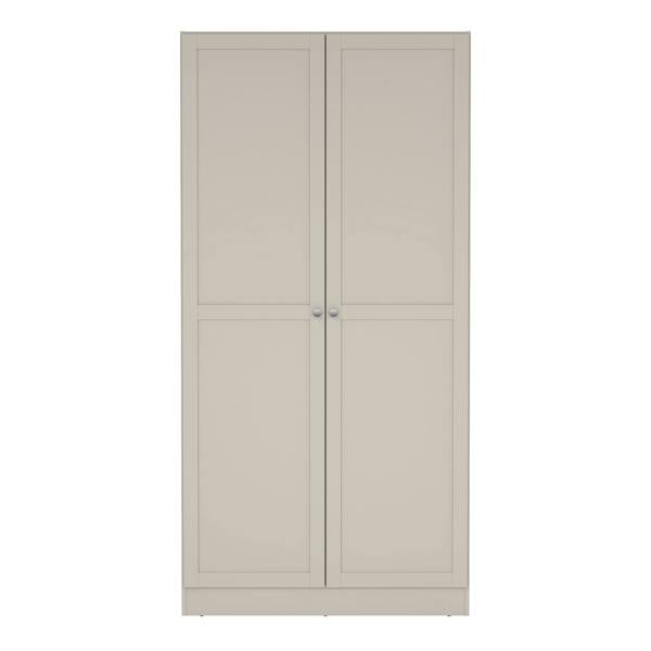 Furniture To Go Brande Wardrobe with 2 Frame Doors in Cashmere