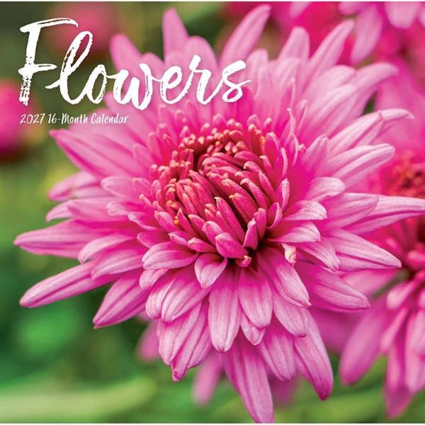 Flowers Calendar 2027, Wall Calendars, Month To View, Lifestyle, Gift