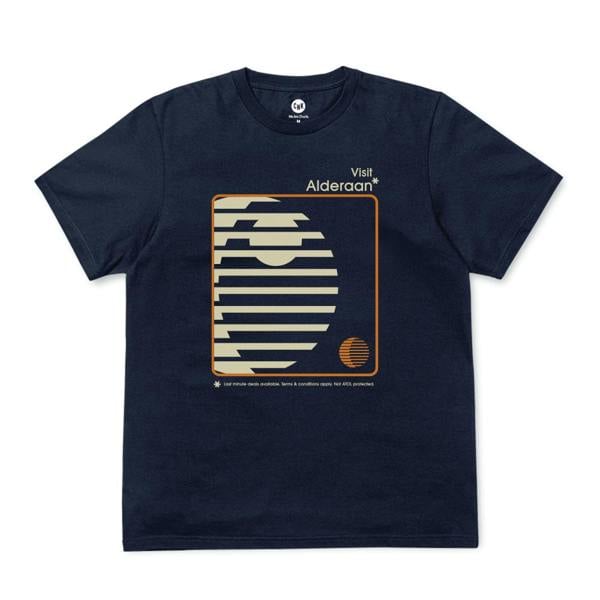 Visit Alderaan Navy T-Shirt