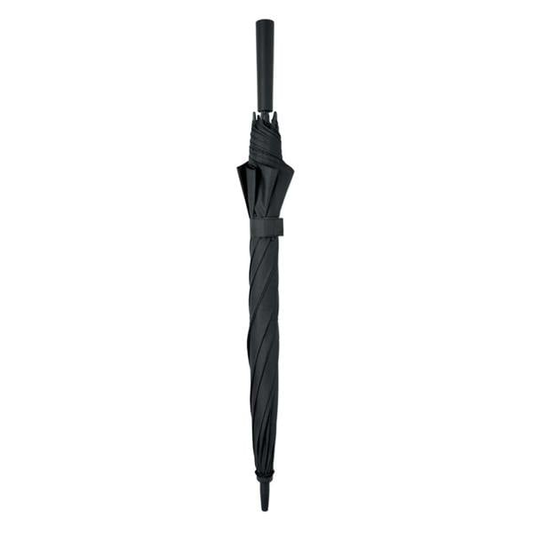 MidOcean Seatle Windproof Stick Umbrella - Black - 