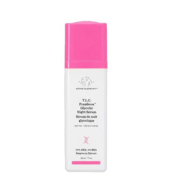 Drunk Elephant Serums T.L.C. Framboos Glycolic Resurfacing Night Serum 30ml