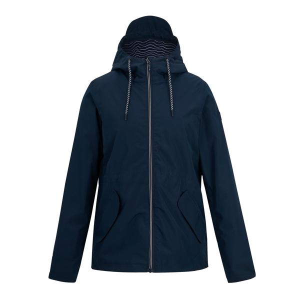Regatta Womens Bayletta Grid Distress Waterproof Jacket - Navy Blue