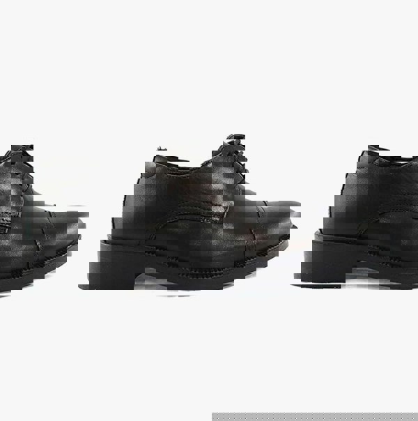 IMAC TRISTAN Mens Leather Capped Derby Brouges Black