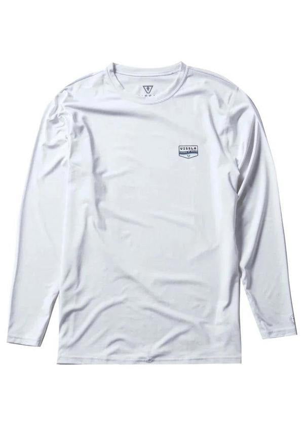 Vissla Easy Seas Eco L/S Lycra - White - S