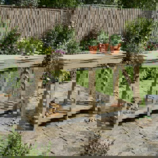 Arbor Garden Solutions Indoor/outdoor workbench, pressure treated bench