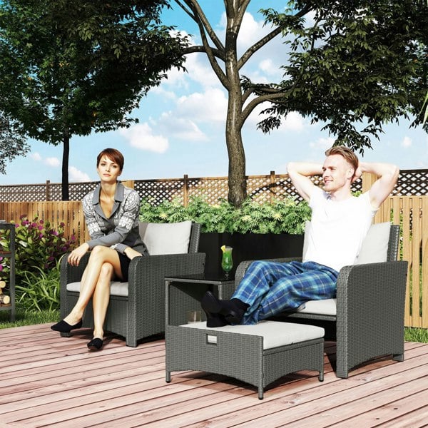 Rattan Chair Set