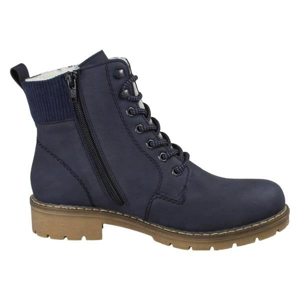 Rieker Ladies Rieker Warm Lined Water Resistant Ankle Boots Y9102