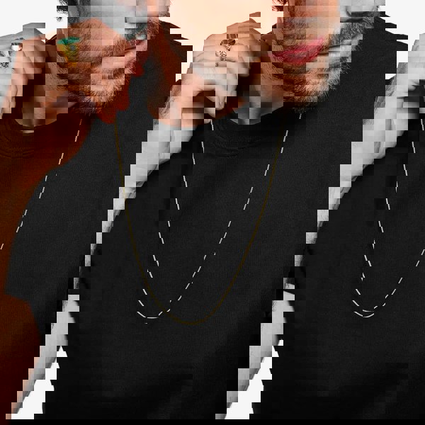 THOMAS SABO Venezia 18ct Gold Plated Box Chain KE1106-413-12