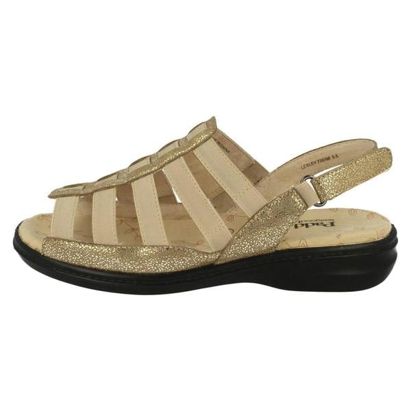 Padders Ladies Padders Wide Fit Strappy Sandals Lesley