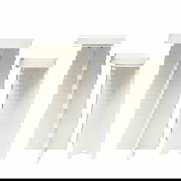 Dorel Home Liam Round End Tables 2-pack Plaster