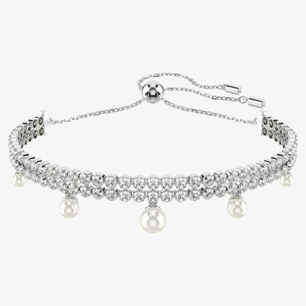Swarovski Ariana Grande X Swarovski Capsule Two Row White Crystal Bracelet 5720870