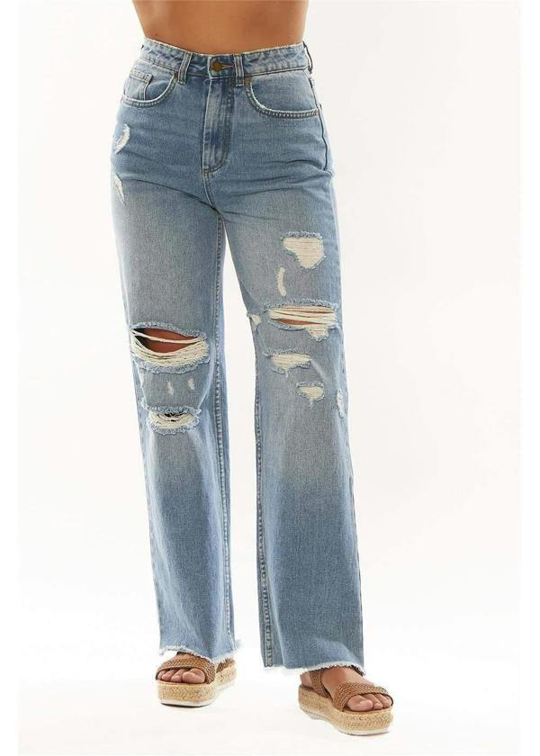 Sisstrevolution Blair jeans - Faded Indigo