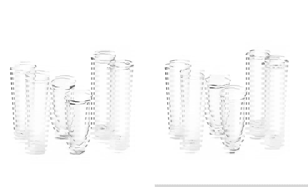 De’Longhi De'Longhi DLSC326 Double Wall Hot & Cold Collection Glasses Pack of 6