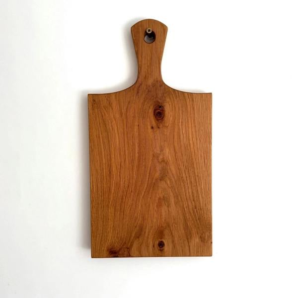 Giraffes & Craftz Solid Oak paddle - Handmade French Oak Cheese and Food Board