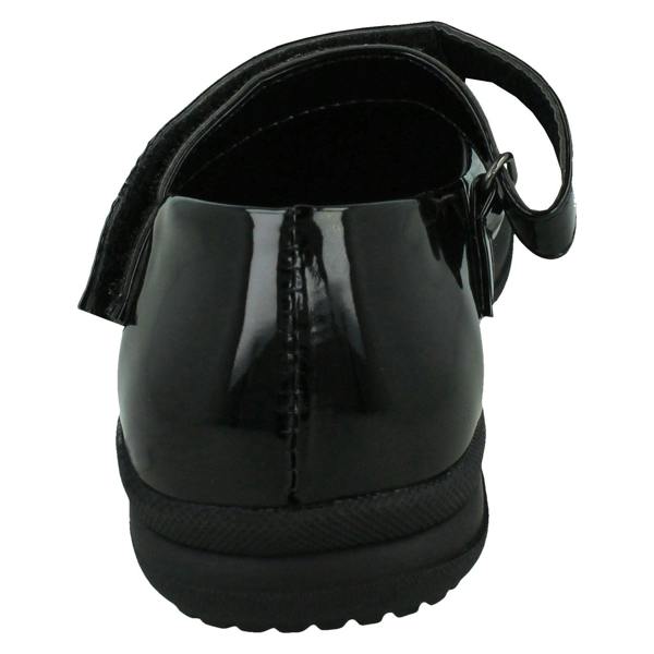 Spot On Girls Spot On Patent School Shoes H2661