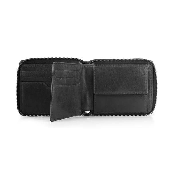 PRIMEHIDE Zip Around Leather Wallet - Carlos Alperto