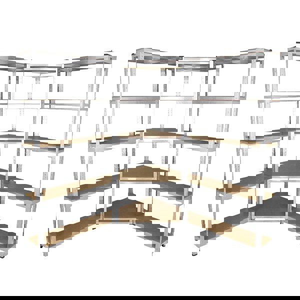 Monster Racking Galwix 90cm Racking Bundle: Corner Shelving and 2 Garage Racking Bays