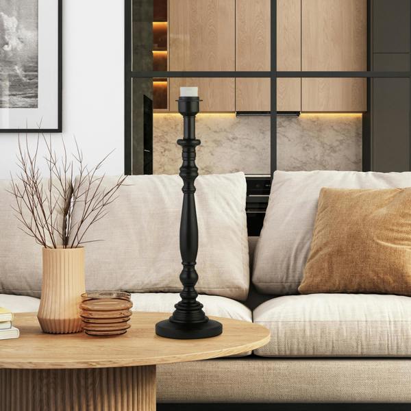 Black Candle Stick Table Base