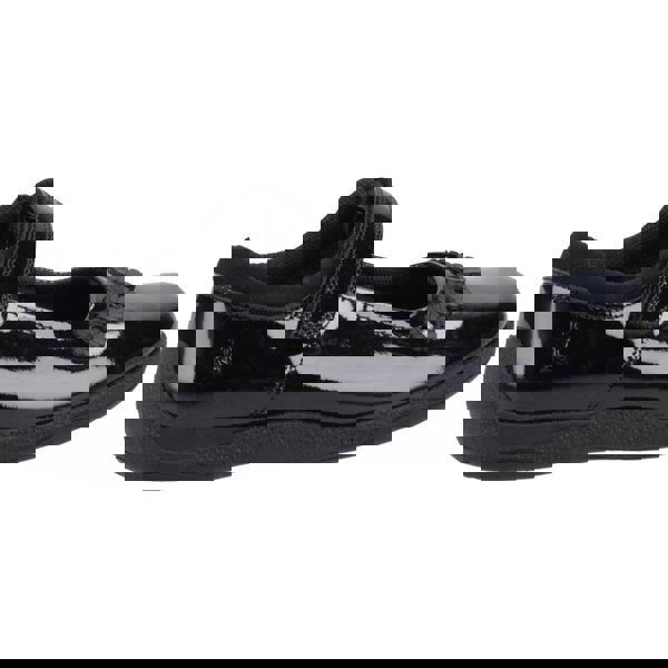 Hush Puppies Christina Patent Junior Leather Girls's Black Shoes